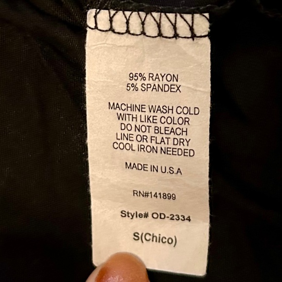 🌼4 for $20!🌼FREE TO LIVE Women’s Open Black Cardigan, NEVER WORN, Size Small - Picture 6 of 6